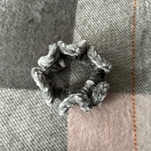 Handmade crochet hair scrunchie